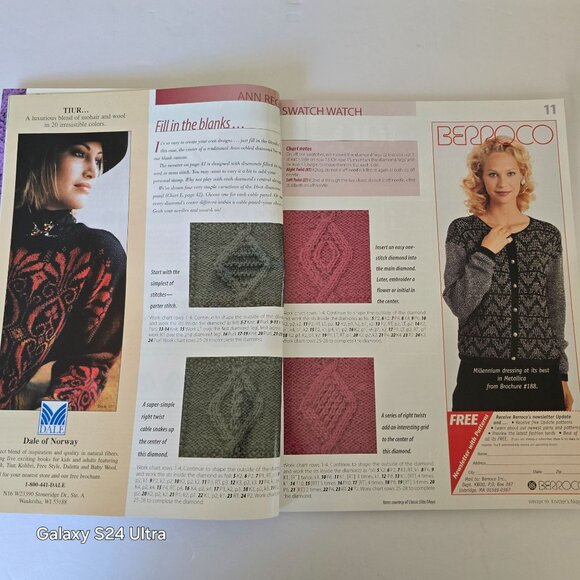 Knitters Magazine Winter 1999 Issue No.57 With Features On Unisex Sweater Design - Picture 4 of 16